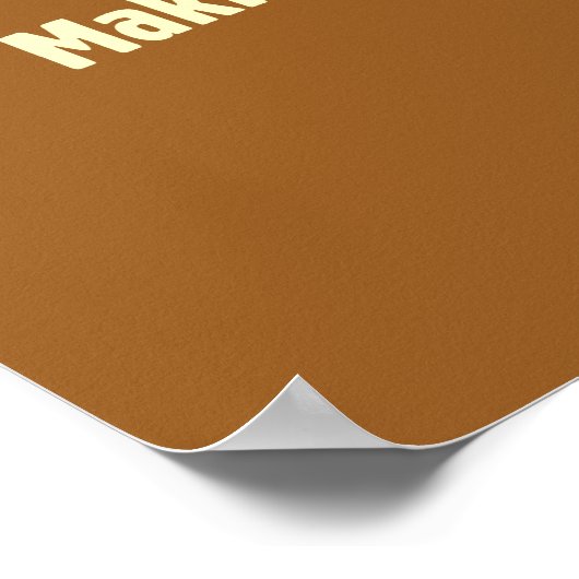 Bier: Helping Friends Seem Funnier Poster (Ecke)