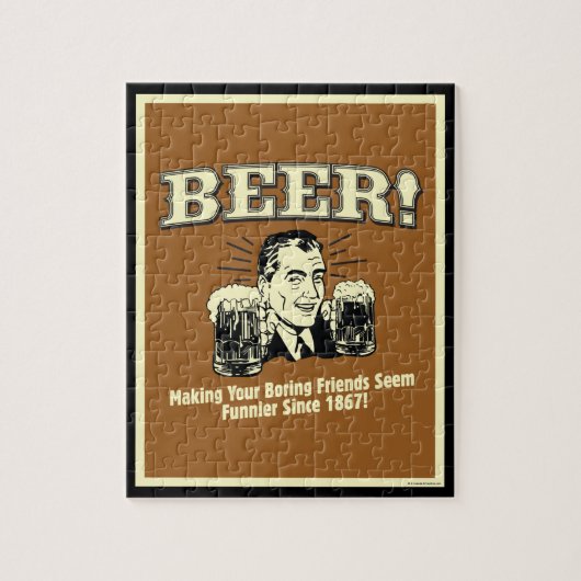 Bier: Helping Friends Seem Funnier Puzzle (Vertikal)