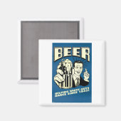 Bier - Helping White Typ Tanz seit 1842 Magnet (Vorderseite/Rückseite)