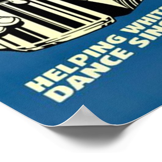 Bier - Helping White Typ Tanz seit 1842 Poster (Ecke)