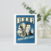 Bier - Helping White Typ Tanz seit 1842 Postkarte (Stehend Vorderseite)