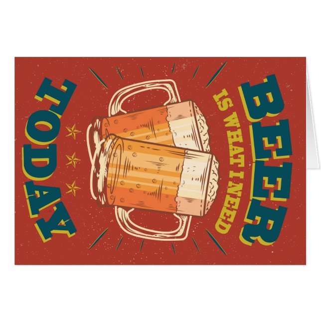 Bier heute, Vintag (Vorderseite (Horizontal))