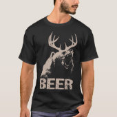 Bier Hirsche Bär Essenzieller T - Shirt (Vorderseite)