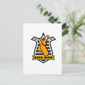 Bier hoch postkarte (Stehend Vorderseite)