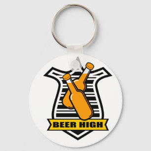 Bier hoch schlüsselanhänger