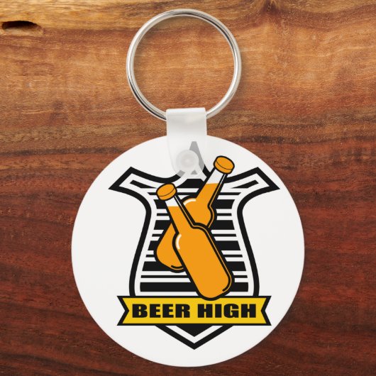 Bier hoch schlüsselanhänger (Vorderseite)
