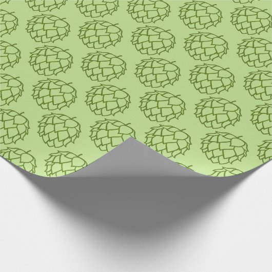 Bier Hop Designer Geschenkpapier (Ecke)