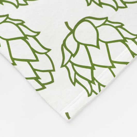 Bier-Hopfen Fleecedecke (Ecke)