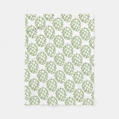 Bier-Hopfen Fleecedecke (Vorderseite)