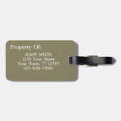 Bier Hops Brauerei Zuhause Brew Hop Kopf Gepäckanhänger (Rückseite horizontal)