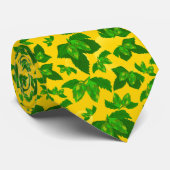 Bier Hops Brewer Pattern Brewery Krawatte (Gerollt)