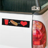 Bier + Hotdogs = Liebe Autoaufkleber (Auf Lkw)