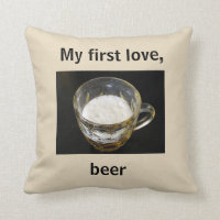 Bier-Humorthrow-Kissen