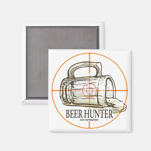 Bier Hunter Magnet (Vorderseite/Rückseite)