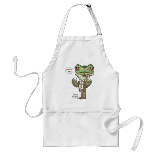 Bier ich Bier-Frosch durch Mudge Studios Schürze (Vorne)