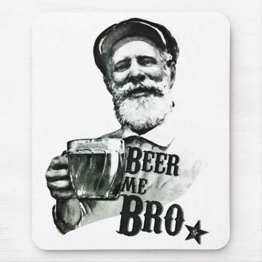 Bier ich Bro Mousepad (Vorne)