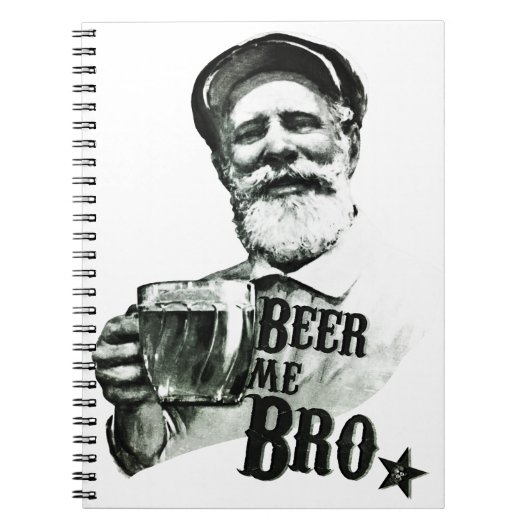 Bier ich Bro Notizblock (Vorderseite)