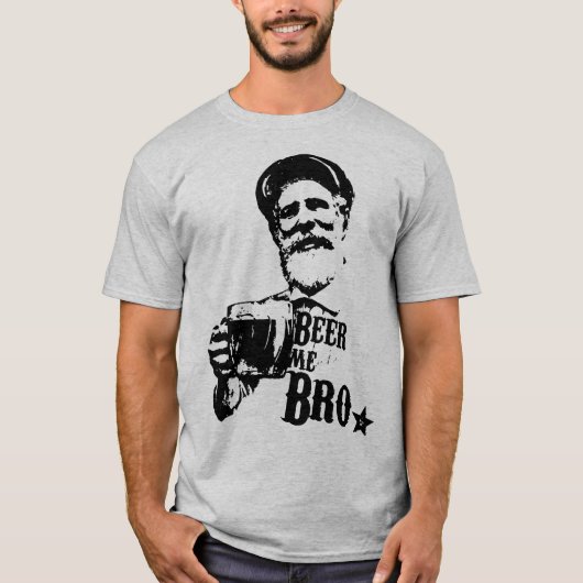Bier ich Bro T-Shirt (Vorderseite)