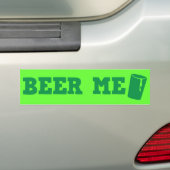 BIER ICH Grünentwurf St. Patricks Tages Autoaufkleber (Auf Auto)