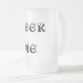 BIER ICH MATTGLAS BIERGLAS (VorderseiteRechts)