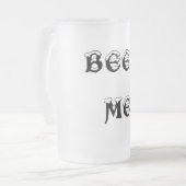 BIER ICH MATTGLAS BIERGLAS (Vorderseite Links)