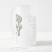 Bier ich T. Rex durch Mudge Studios Mattglas Bierglas (Vorderseite Links)