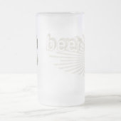 Bier ich T. Rex durch Mudge Studios Mattglas Bierglas (Mittel)
