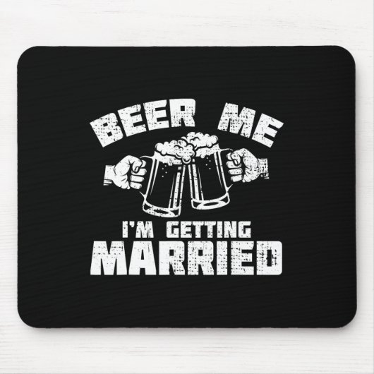 Bier - Ich werde heiraten Groom Trauzeugen Funn Mousepad (Vorne)