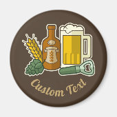 Bier Icons Magnet (Vorne)