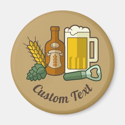 Bier Icons Magnet (Vorne)