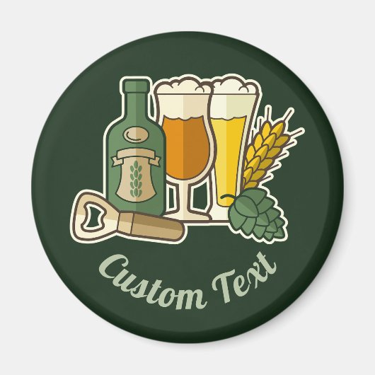 Bier Icons Magnet (Vorne)