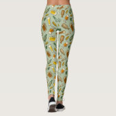 Bier Icons Muster Leggings (Rückseite)