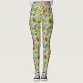 Bier Icons Muster Leggings (Vorderseite)