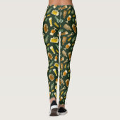 Bier Icons Muster Leggings (Rückseite)