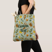 Bier Icons Muster Tote Tasche (Von Nahem)