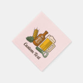Bier Icons Napkins Serviette (Ecke)