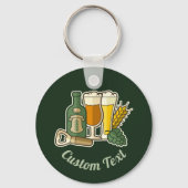 Bier Icons Schlüsselanhänger (Vorderseite)