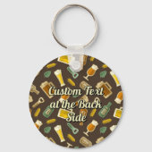 Bier Icons Schlüsselanhänger (Rückseite)