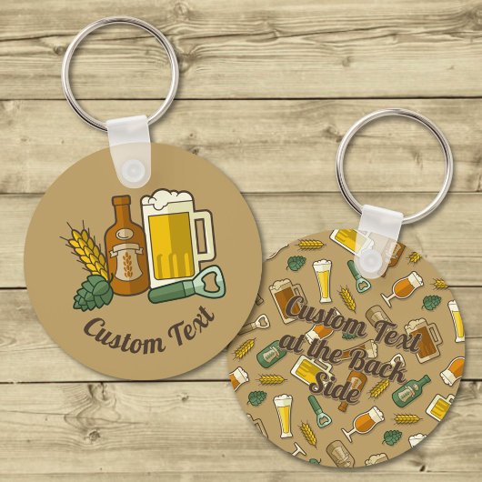 Bier Icons Schlüsselanhänger