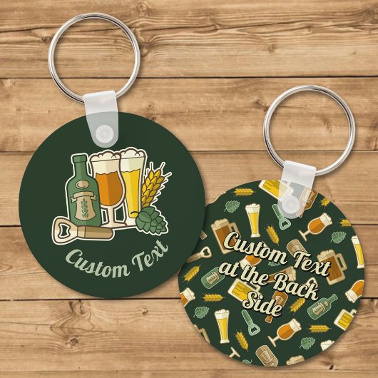 Bier Icons Schlüsselanhänger