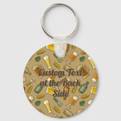 Bier Icons Schlüsselanhänger (Rückseite)