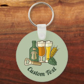 Bier Icons Schlüsselanhänger (Vorderseite)