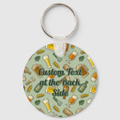 Bier Icons Schlüsselanhänger (Rückseite)