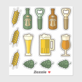 Bier Icons Sticker Set