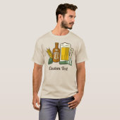 Bier Icons T - Shirt (Vorne ganz)