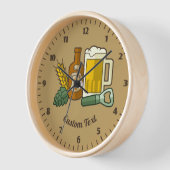 Bier Icons Uhr (Winkel)