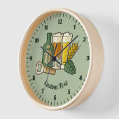 Bier Icons Uhr (Winkel)