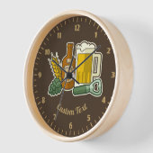 Bier Icons Uhr (Winkel)