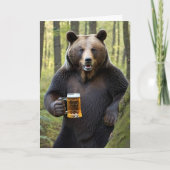 Bier im Wald Karte (Vorderseite)