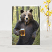 Bier im Wald Karte (Gelbe Blume)